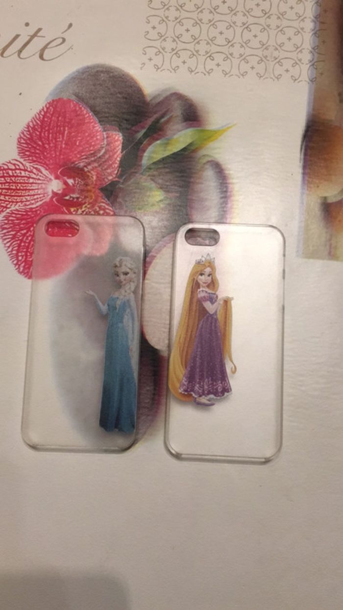 Lot de 2 coques iphone 5/5s/5se