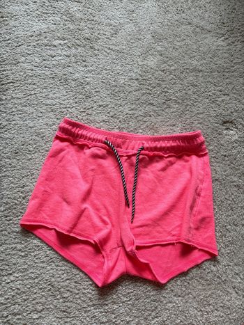 short rose fluo taille 10 ans
