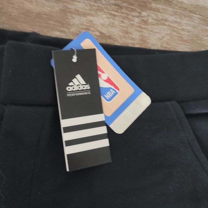 Pantalon de survêtement coton bas de jogging Adidas NBA Nets noir de 2010 taille M - photo numéro 7