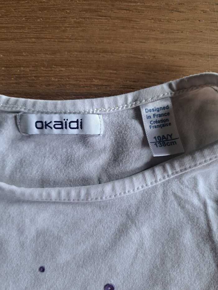 Maillot ML okaidi 10 ans - photo numéro 3