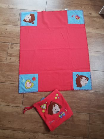 Plaid enfant avec sac