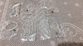 bracelet trèfle en pierre semie précieuse