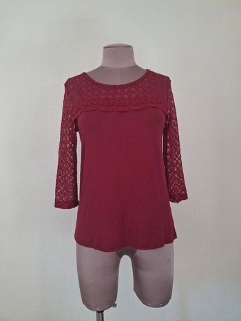Blouse dentelle M