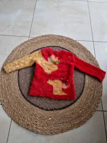 Jolie pull fantaisie biches du pareil au même DPAM fille taille 4 ans