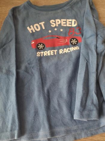 Haut pyjama garçon 4-5 ans tex