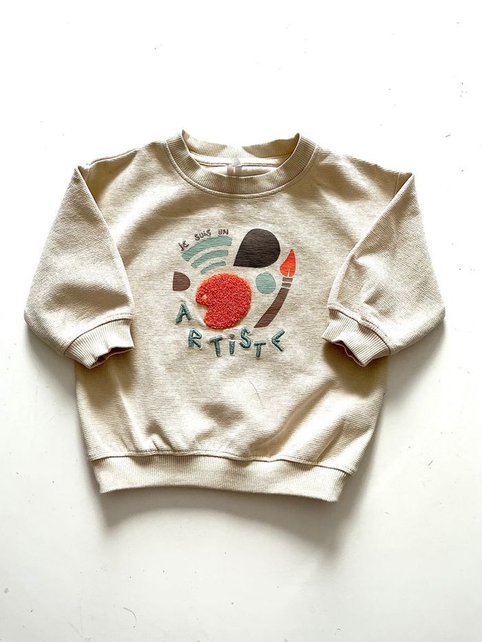 Sweat-shirt Je suis un artiste 12 mois