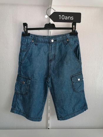 Bermudas jeans été 10ans