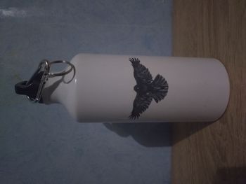 Gourde Corbeau Viking Noir/Blanc - Capacité 600 ML