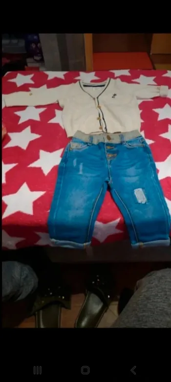 Gilet +jean's bb neuf