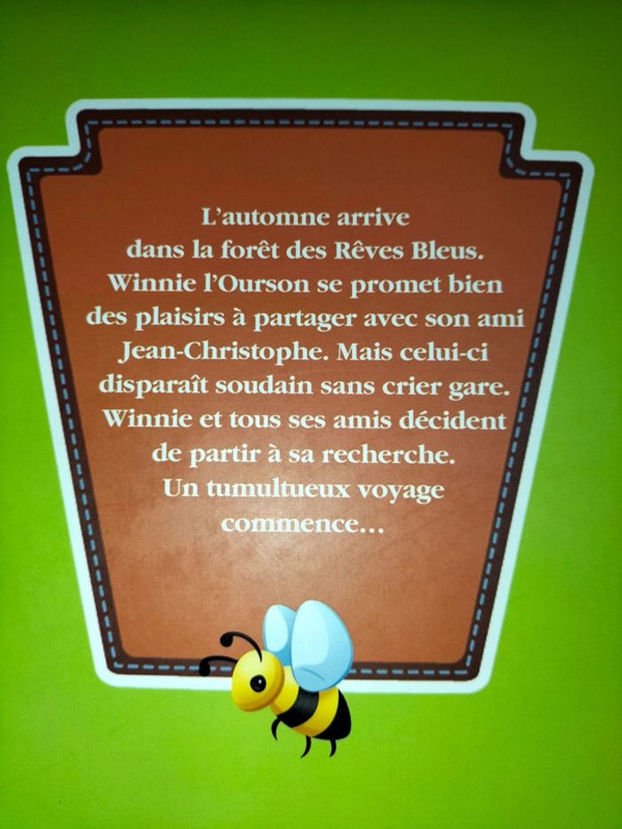 La grande aventure de Winnie A la recherche de Jean-Christophe Disney - photo numéro 2