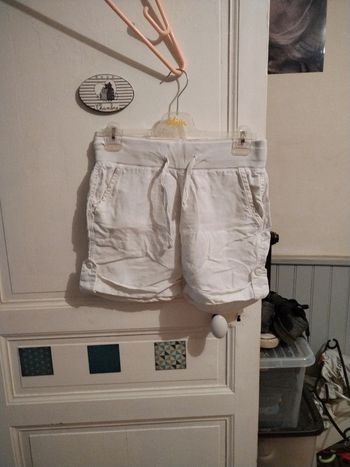 Short blanc le temps des cerises