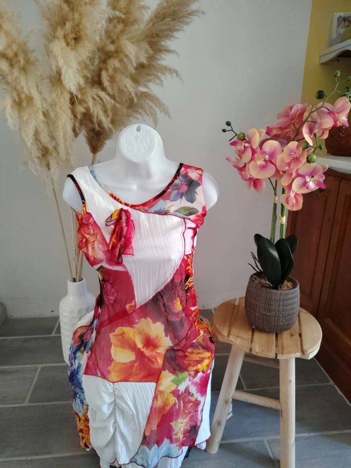 Sublime robe femme avec sa veste en lin 🎀 38