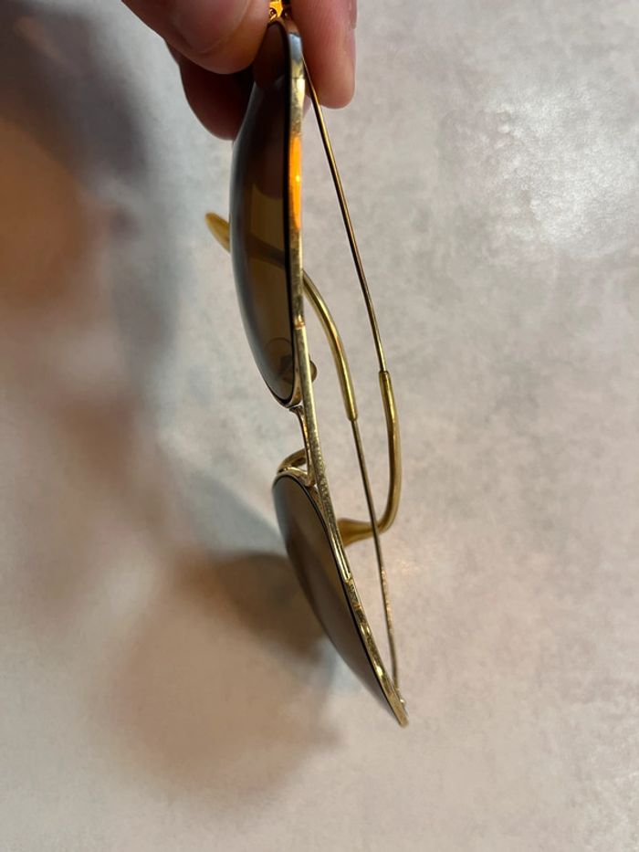 Paire de lunette ancienne Ray ban USA aviator - photo numéro 3