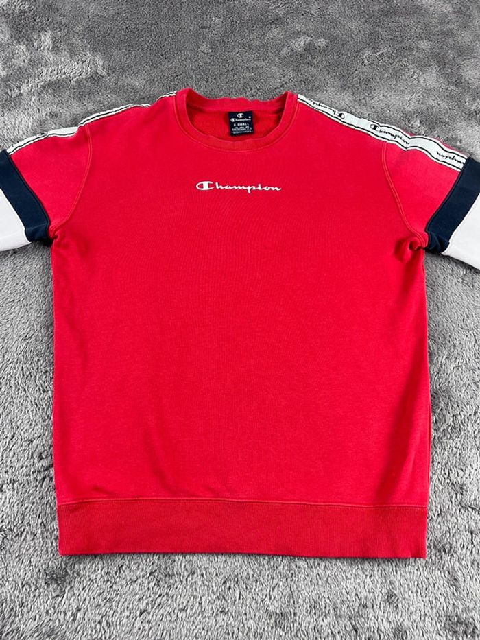 Pull Sweat Rouge Champion – Taille XS - photo numéro 6