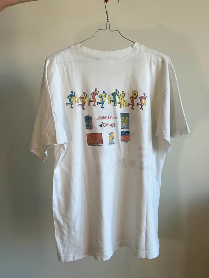 Tee shirt vintage marathon taille XL 👟