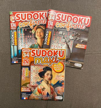 Lot livres Sudoku 