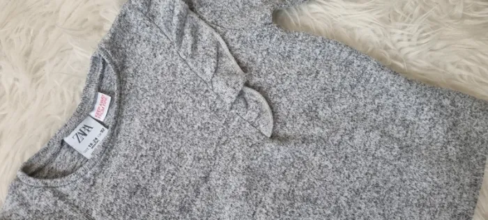 Pull gris Zara - photo numéro 2