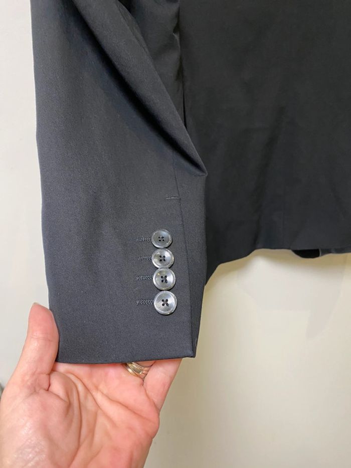 Jolie veste blazer noire Zara Man taille L entre aisselles 53 cm - photo numéro 4