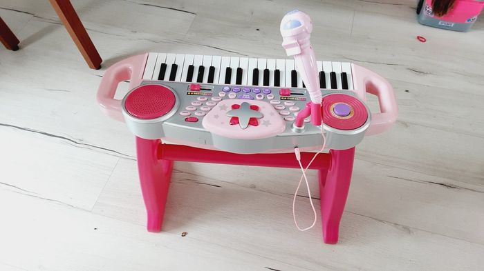 Jeu jouet enfant piano rose Groove rockstar clavier - photo numéro 4