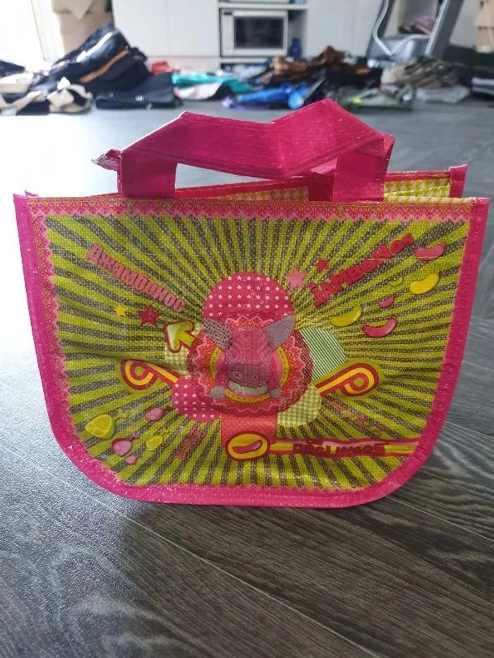 Les déglingos petit sac shopping Jambonos 25x20 cm - photo numéro 2