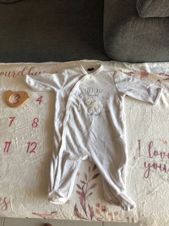 Pyjama velours 3 mois