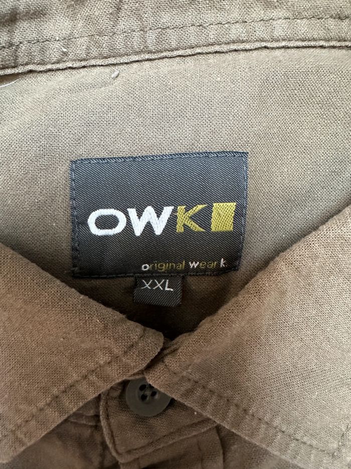 Chemise à manches courtes OWK Taille XXL - photo numéro 2