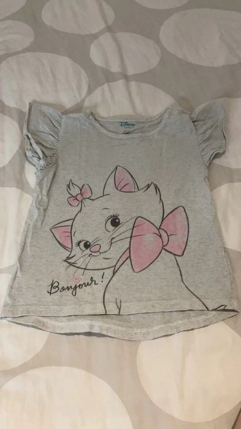 Tee shirt fille marie aristochat