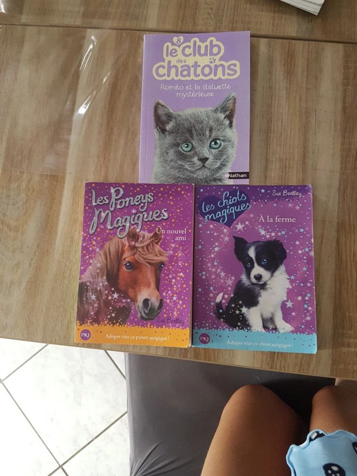 Lot de 3 livres différents
