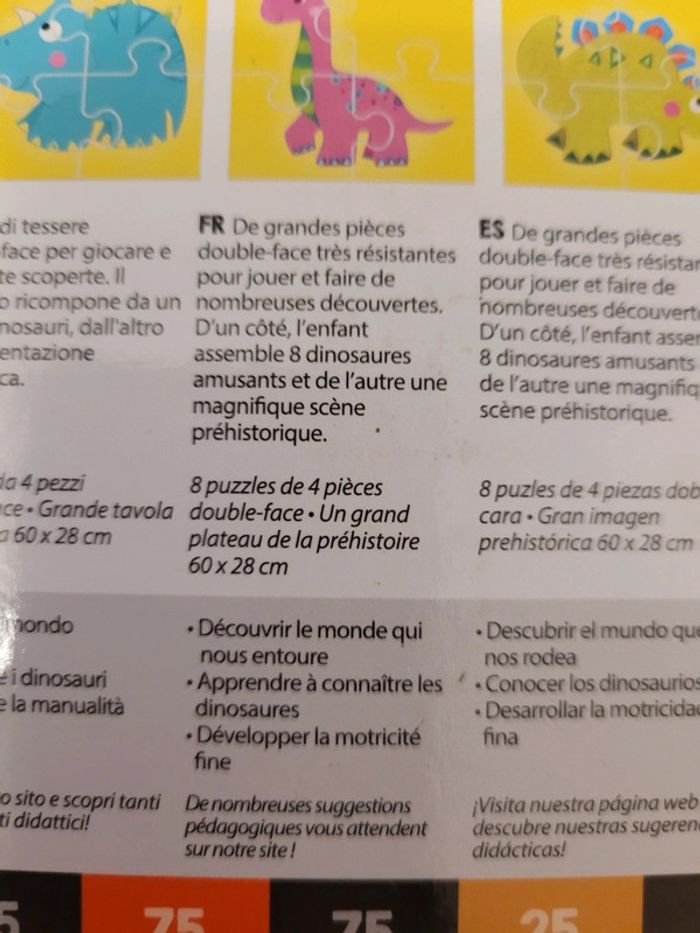 Puzzles dinosaures - photo numéro 4