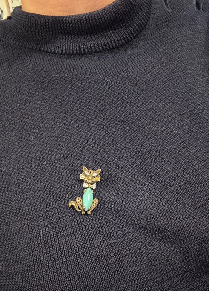 Broche chat