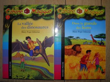 x2 Romans La cabane magique T01 + T14 (Mary Pope Osborne) NEUF