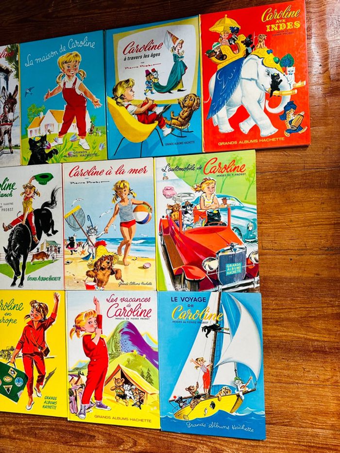 Incroyable lot comme neuf 10 livres Caroline grands formats EO Pierre Probst albums - photo numéro 2