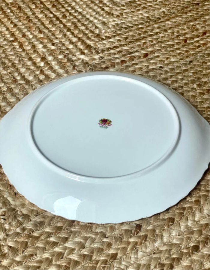 Grand plat Porcelaine Royal Albert - photo numéro 5