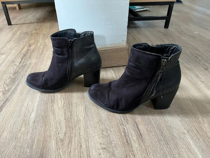 Bottines femme Grands Boulevards taille 38 bon état - photo numéro 3