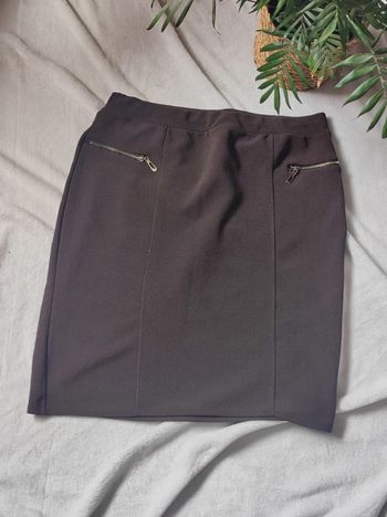 Jupe courte marron taille unique