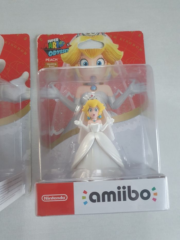 Amiibo wedding Mario, wedding peach, first print - photo numéro 2