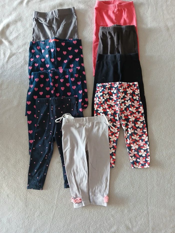 Lot leggings 12 mois