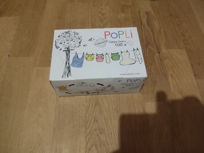 Boite de voiles jetables couches lavables popli