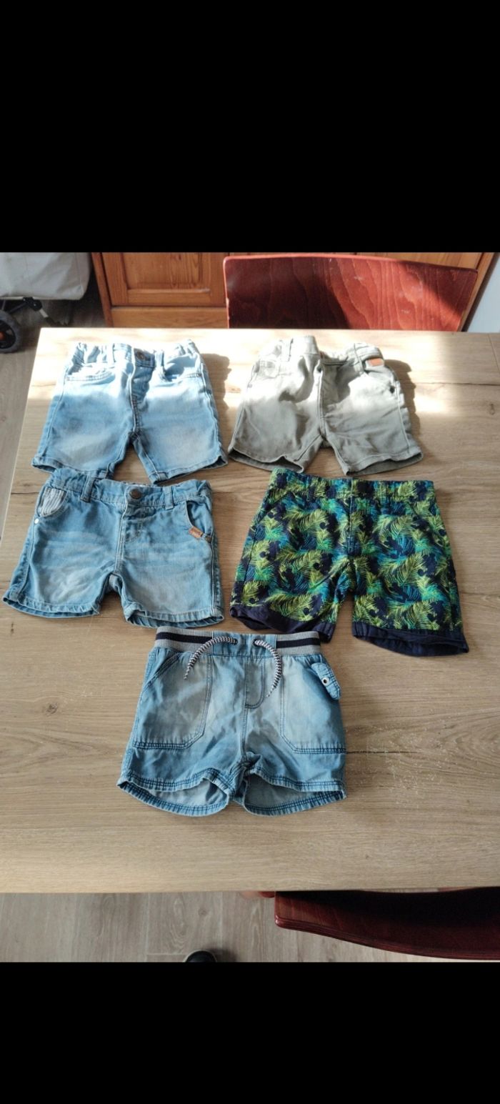 Lot de 5 shorts 24 mois