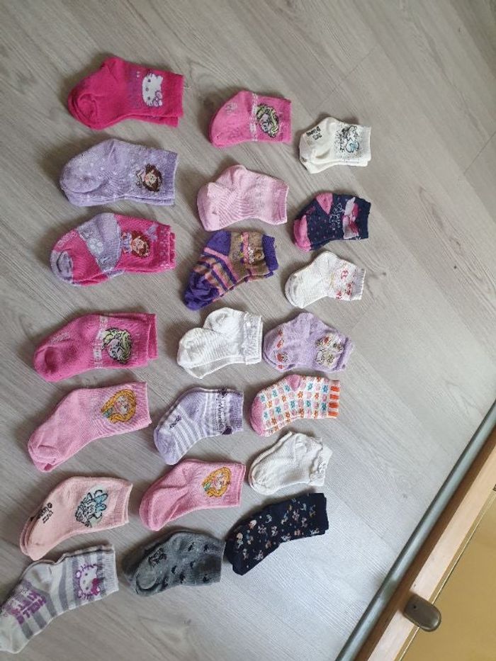 Lot 21 paires de chaussettes