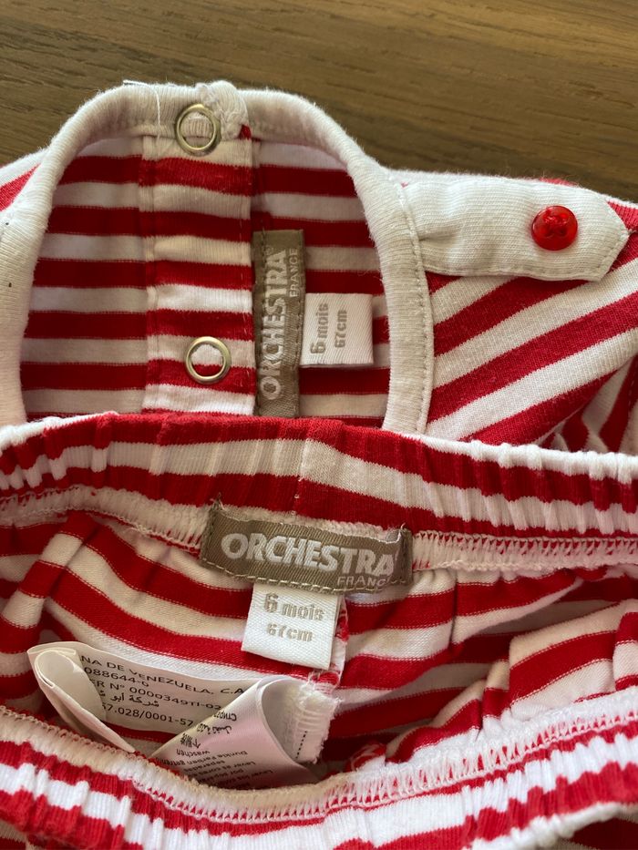 Ensemble été 6 mois fille orchestra - photo numéro 2