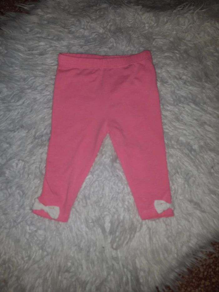 Legging rose avec papillons Bébé filles 6 MOIS - photo numéro 2