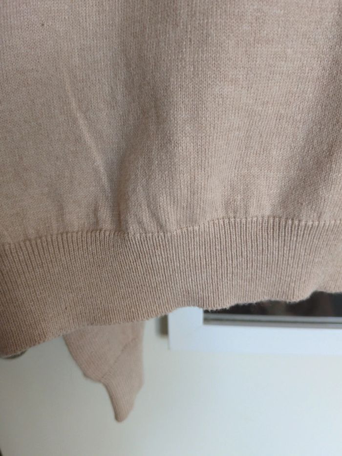 Pull coton et cachemire beige Massimo Dutti 48 - photo numéro 9
