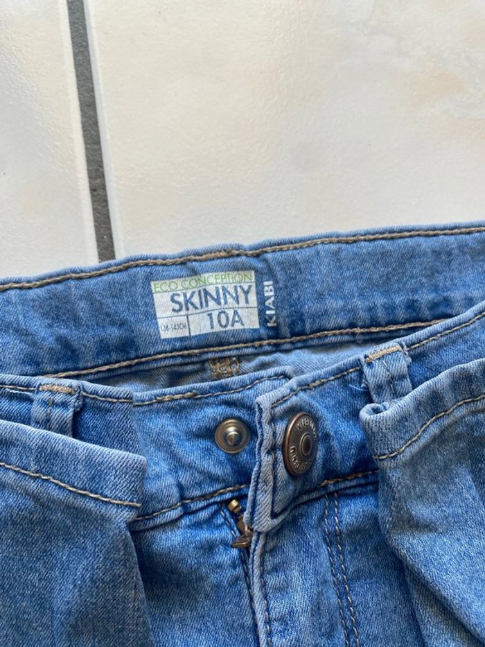 Jeans fille skinny kiabi 10 ans - photo numéro 2
