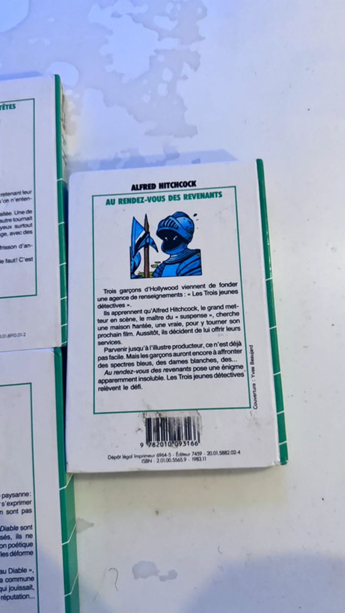 Lot de 5 Livres Anciens Bibliothèque Verte – Alfred Hitchcock, Michel, Six Compagnons - photo numéro 11