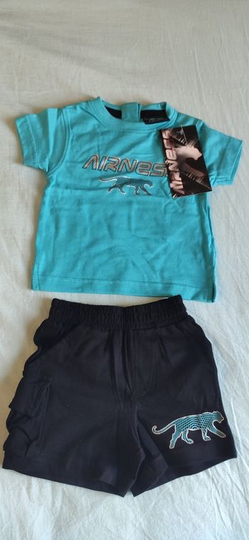 Ensemble bébé garçon Airness 6 mois neuf