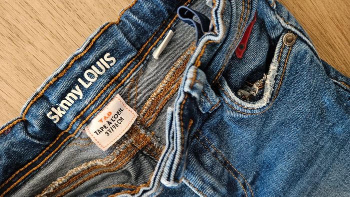 Jeans skinny garçon taille 3 ans, modèle Louis, Tape-à-l'oeil - photo numéro 2