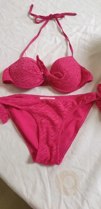 Maillot de bain rose Camaïeu