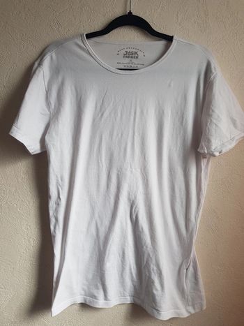 Tee-shirt blanc taille Xl coton
