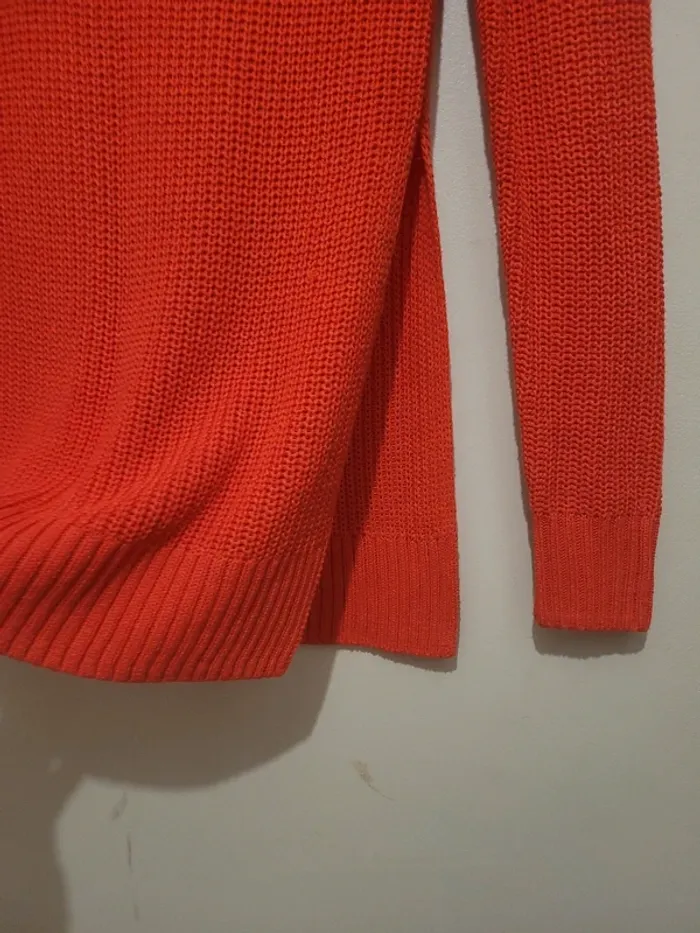 Pull H&M orange taille XS - photo numéro 4